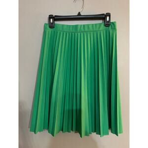 Ashley blue Kelly Green pleaded skirt size medium
